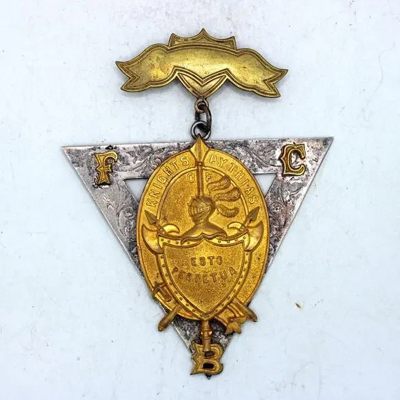Antique Knights of Pythias S.S. Davis Supreme Lodge Badge