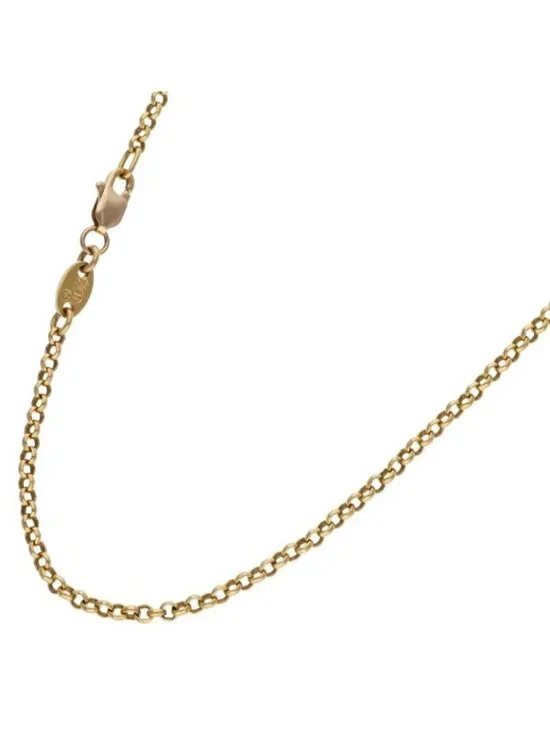 Chrome Hearts 22k Neckchain Roll Chain Gold Necklace