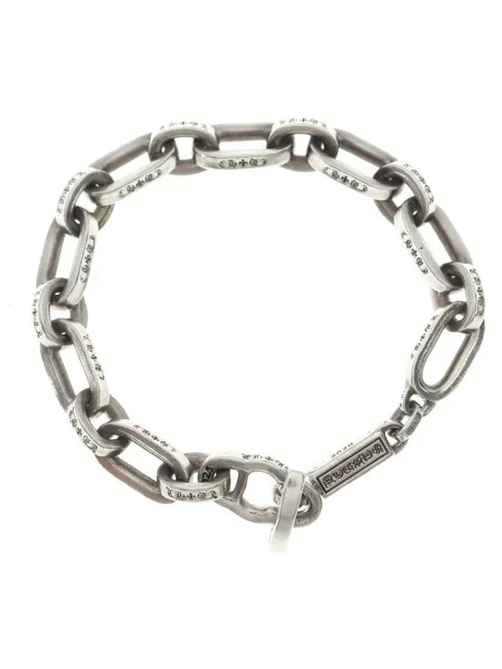Chrome Hearts Paper Chain Bracelet Silver