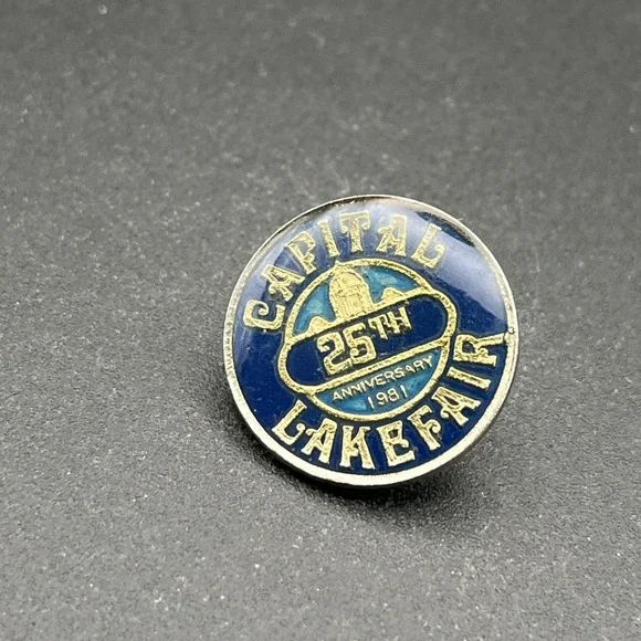 Capital‎ Lakefair 25th Anniversary Lapel Hat Pin