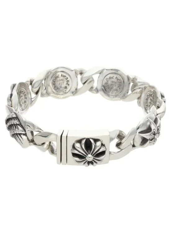 Chrome Hearts Multi Link Silver Bracelet