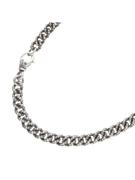 Chrome Hearts Fncy Mini Extra Fancy Silver Necklace