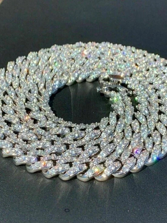 Iced Out Moissanite 12mm / 24