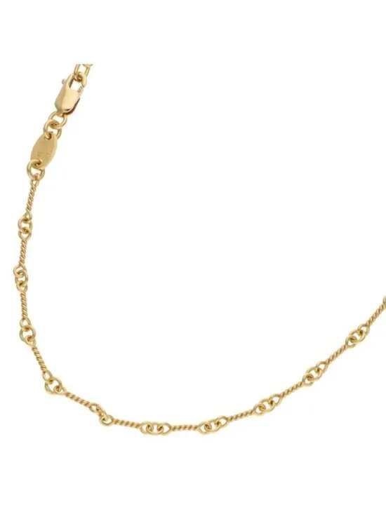 Chrome Hearts 22k Neckchain Twist Chain Gold Necklace