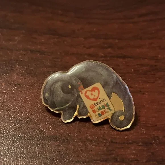 McDonald’s Ty Teenie Beanie Babies Chameleon Employee Lapel Hat Pin‎