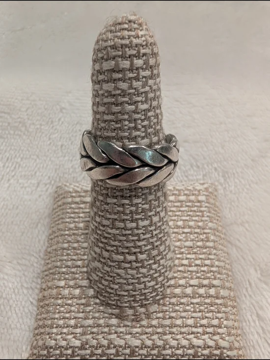 Sterling Silver Braided Band Ring