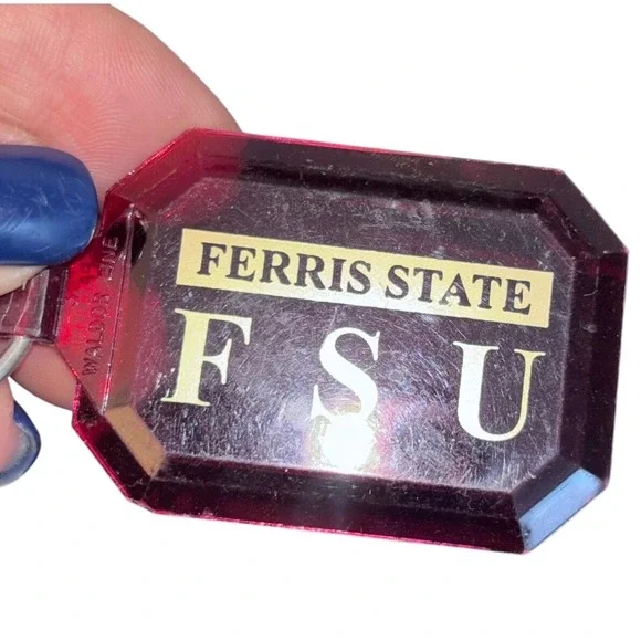 Vintage | Ferris State University | FSU |‎ Acrylic Keychain