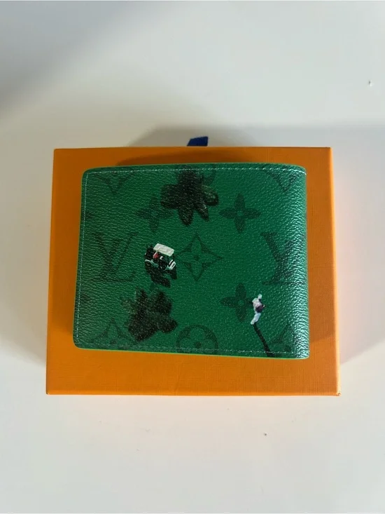 Louis Vuitton Golf Green Bifold Wallet