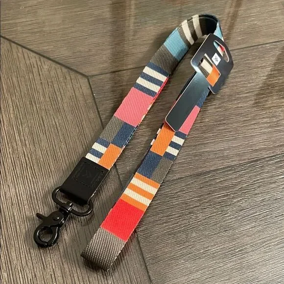 THREAD NECK LANYARD BRIGHTON Colorful Striped Lanyard
