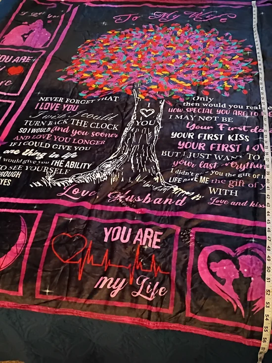 Love Tree Wall Tapestry in Pink and Multicolor