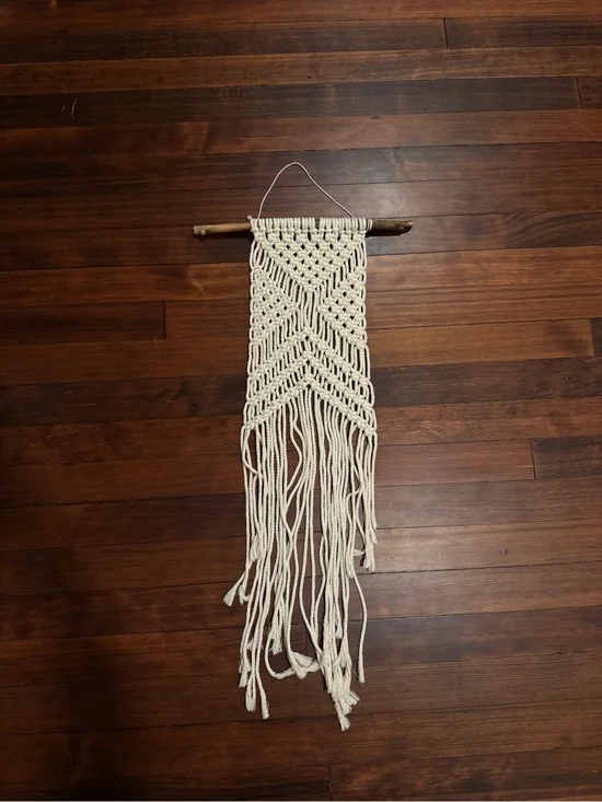 Large Handmade Macrame Wall Hanging – Boho Neutral Statement Decor