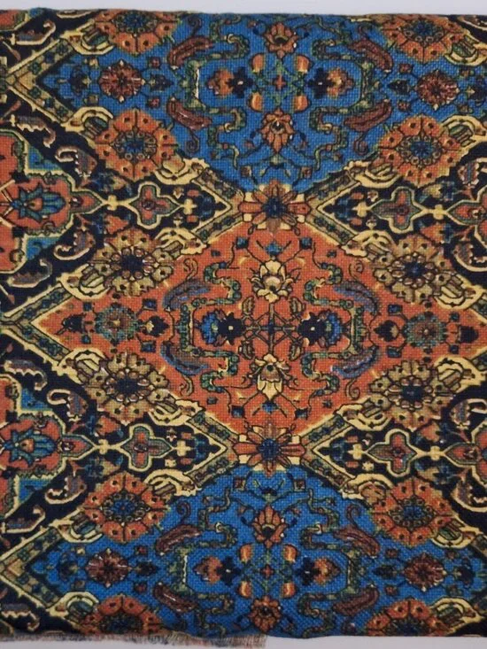 Shiraz Pattern Upholstery Magic Carpets Collection Warner & Sons Ltd 103