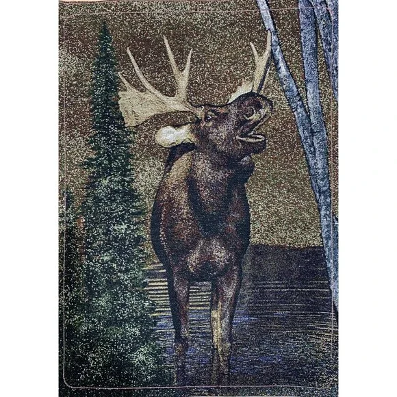 New Tapestry Panel Moose Approx. 12' x 17