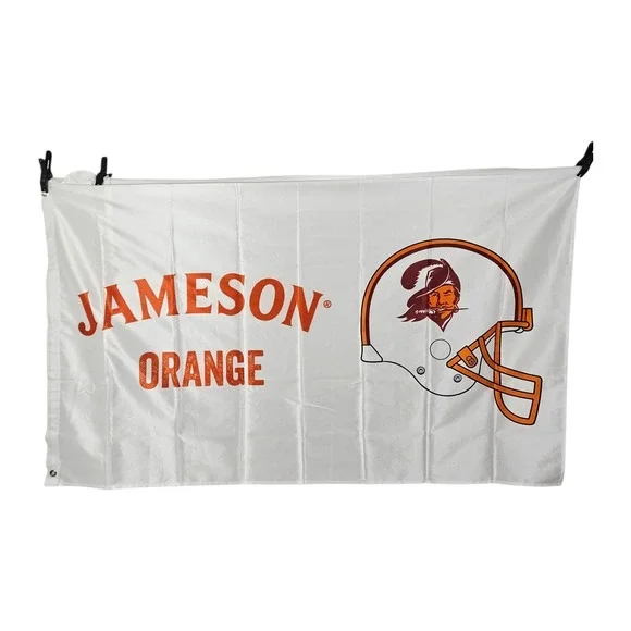 Tampa Bay Buccaneers Jameson Flag NFL Logo Retro Logo NEW