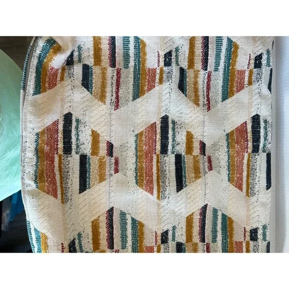 Pillow covers (2)decorative woven Home Decor  zipper corded boho Aztec Tapestry
