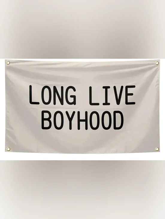 Long Live Boyhood Banner Tapestry 3x5 Ft Funny Tapestry