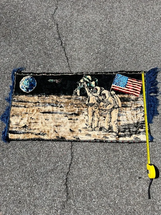 Astronaut Moon Landing Tapestry