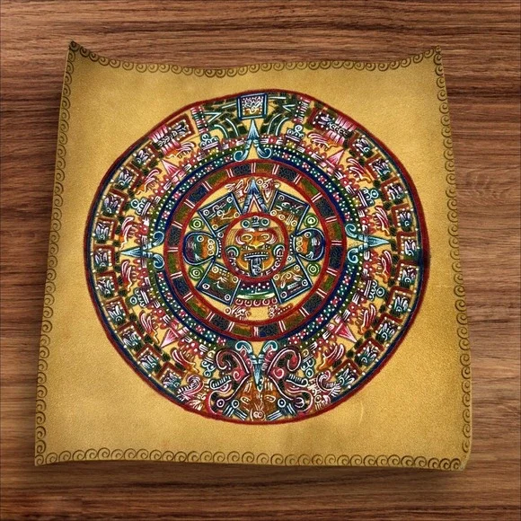 Aztec Calendar Wall Decor Mayan Sun‎ Stone Art Calentario Azteca 11
