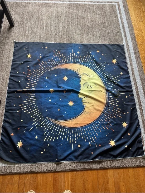 Large Moon and Star Tapestry