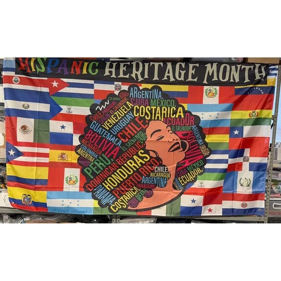 Hispanic Heritage Month Flag Banner Latin American Flags Latina 42