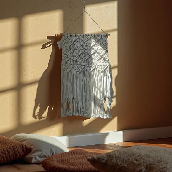 Hand Woven Macramé Wall Hanging