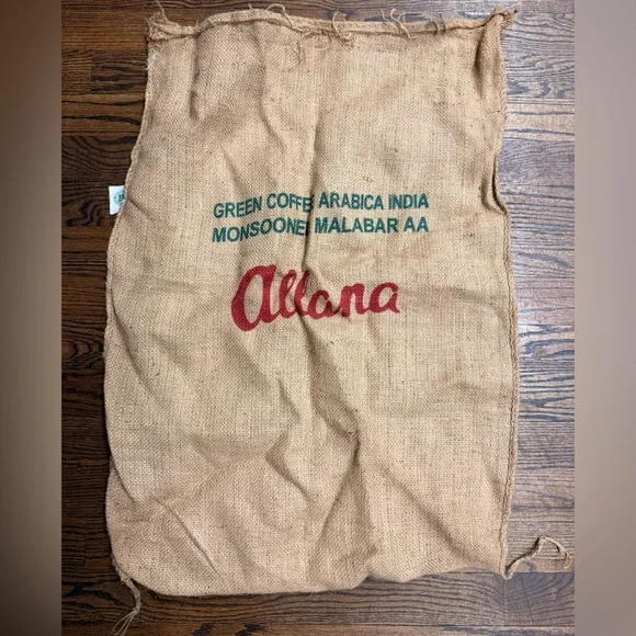 Atlanta Burlap Coffee Sack with Red Logo