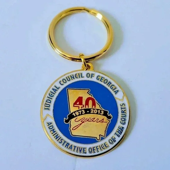 Judicial Council Georgia Key Ring NWT 40th Anniver