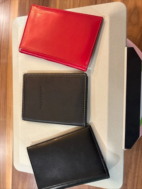 Coach + Unbranded Leather Passport Holder Travel Set (Set of 3)