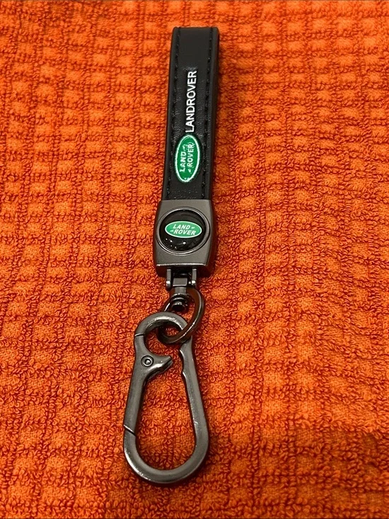 Land Rover Leather Keychain