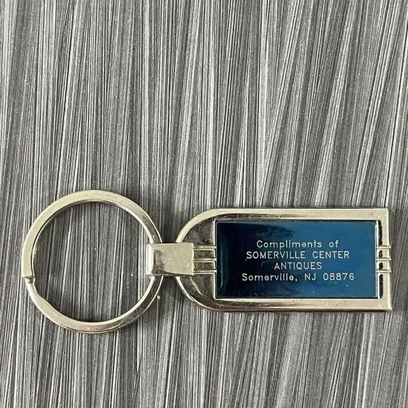 Genuine  Metal Keyring‎ Silver