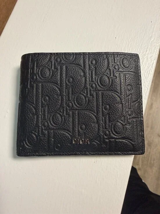 Dior bifold wallet