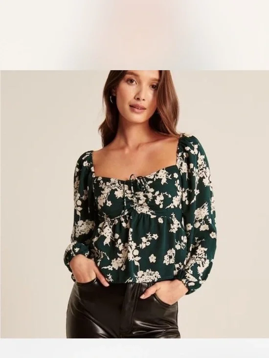 Abercrombie & Fitch Cropped Blouse XS