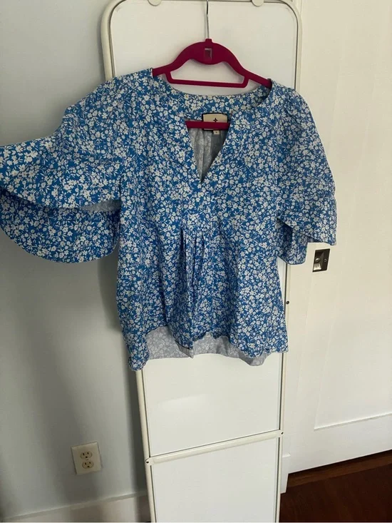 Tuckernuck x Cam Wimberley Blue Floral Women’s Top