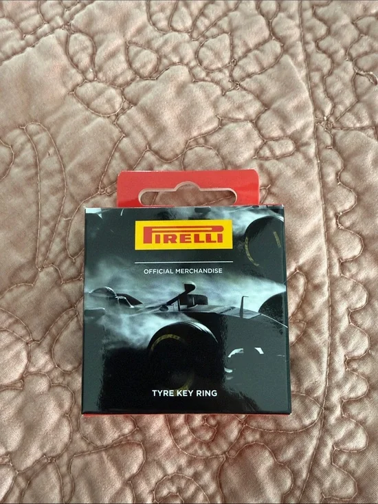 Red and Black Tyre Key Ring - Official Merchandise