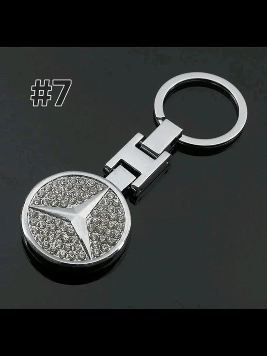 One Mercedes metal sleek keychain choose one of 8