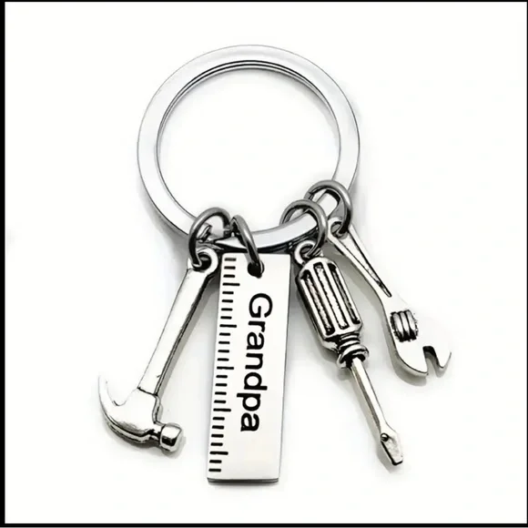Grandpa Tools Keychain NWT