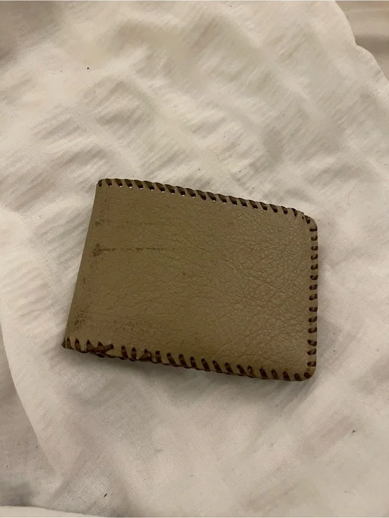 AS IS Vintage Classic Braided Leather Wallet