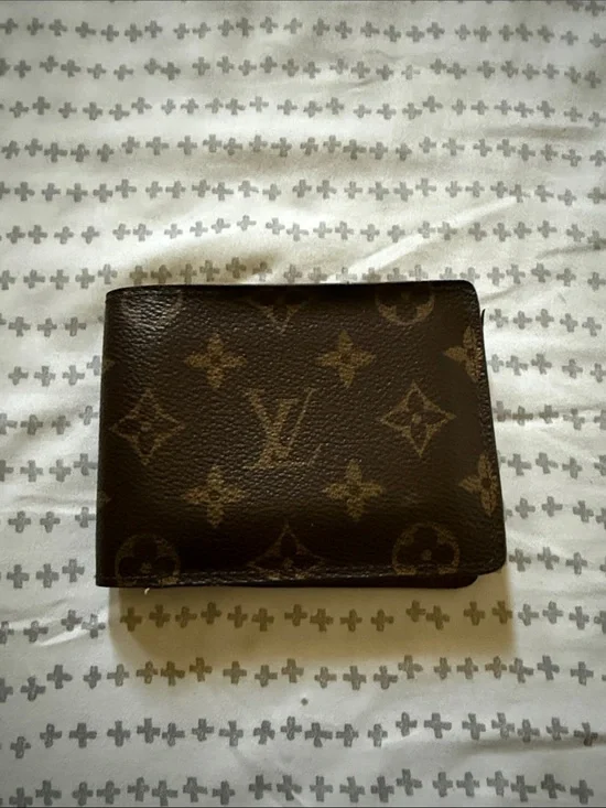 Louis Vuitton Monogram Canvas Wallet - Dark Brown & Light Brown