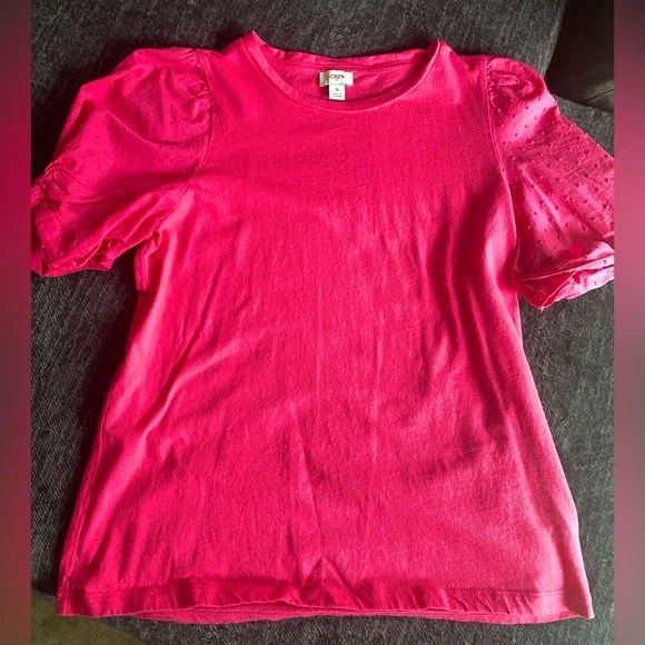 J. Crew Puff sleeve top EUC Small