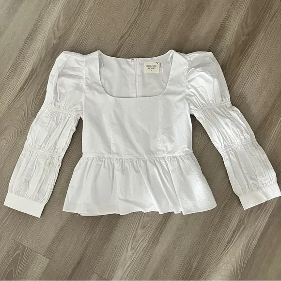 NWOT Tuckernuck White Blouse Top