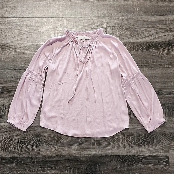 🦜 LOFT silky peasant Blouse 🦜