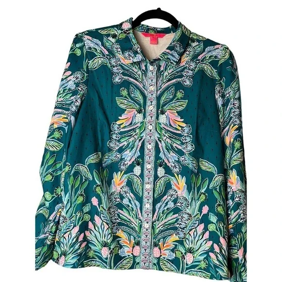 Women’s Lilly Pulitzer Tavia Top Long Sleeve  Blouse
