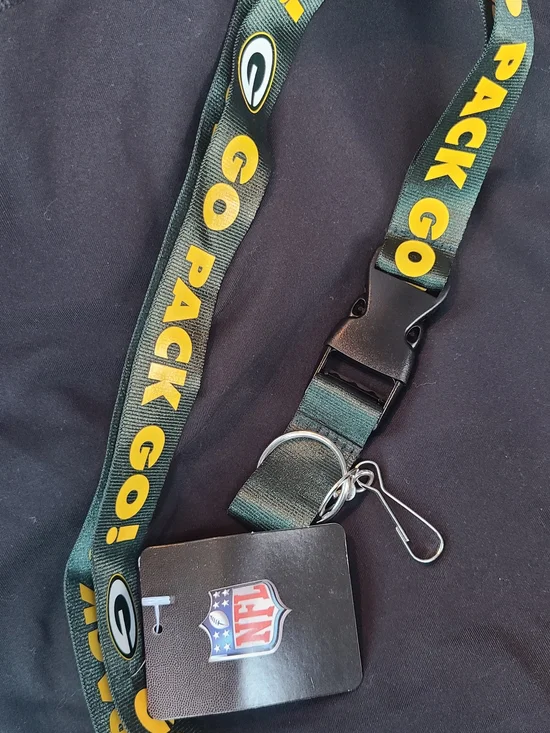 NFL Green and Yellow 'Go Pack Go' Green Bay Packers Landyard