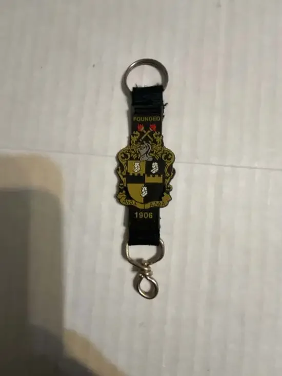 Alpha Phi Alpha Fraternity PVC Rubber Crest Lanyard Keychain