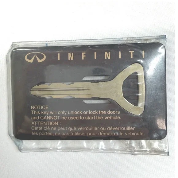 Infiniti OEM Emergency Door Key Valet/Lock-Only Key Factory Original NEW Sealed