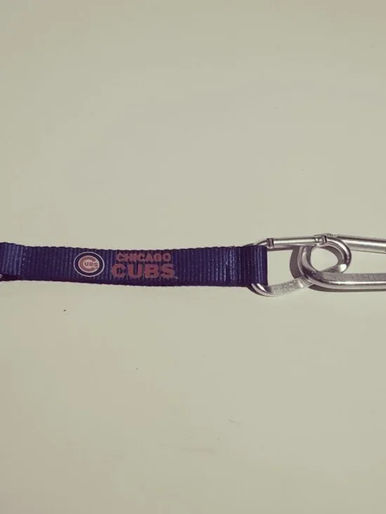 Chicago Cubs Carabiner Keychain Lanyard Key Ring