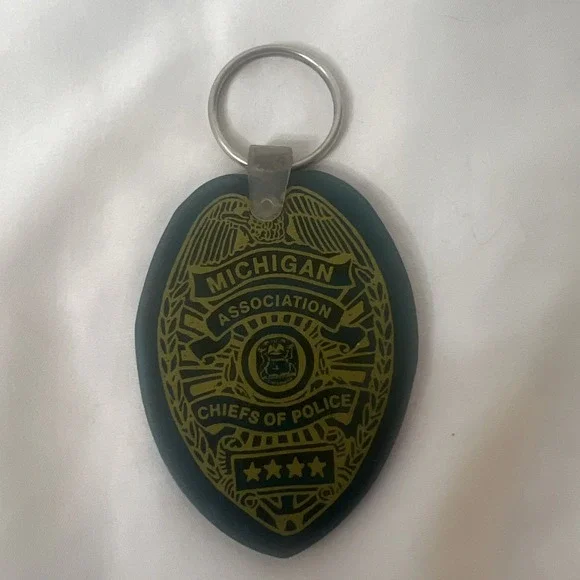 Michigan Association Chiefs of‎ Police Keychain Rubber Speeding Gets You Nowhere