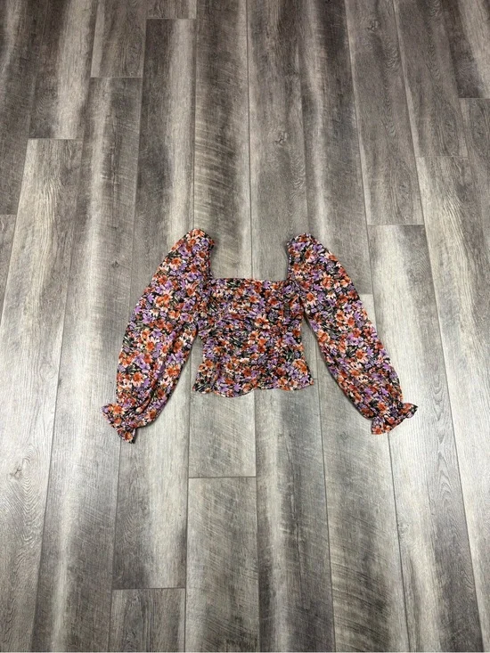ASTR Black Floral Blouse‎