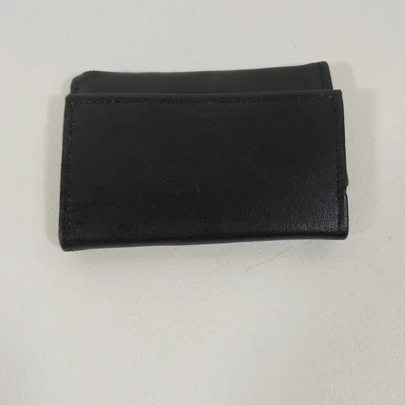 Vintage Prince Gardner Key Holder Black Cowhide Leather Wallet classic‎ 1970's