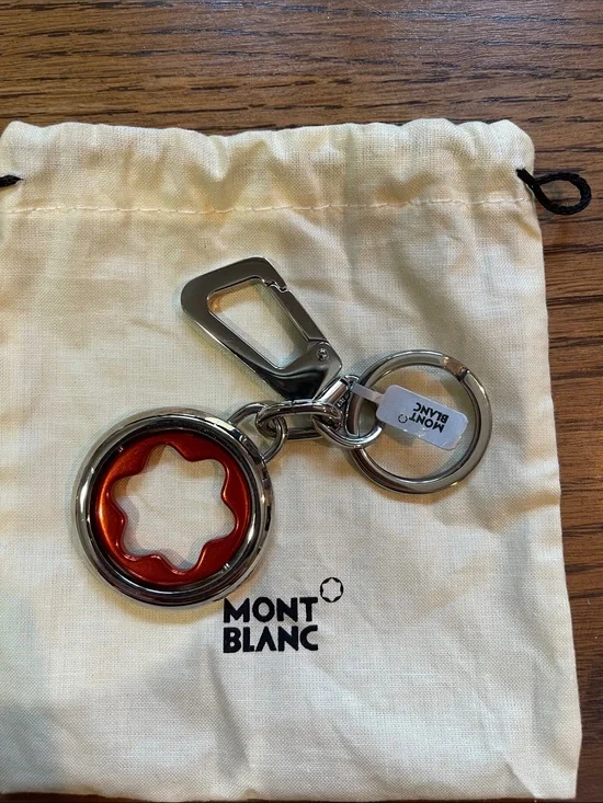 Montblanc Meisterstuck Spinning Emblem Keychain - New with Tag